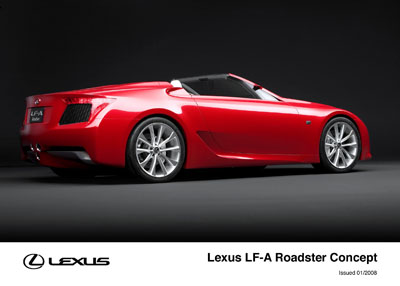 Lexus LFA Roadster Concept 2008 3